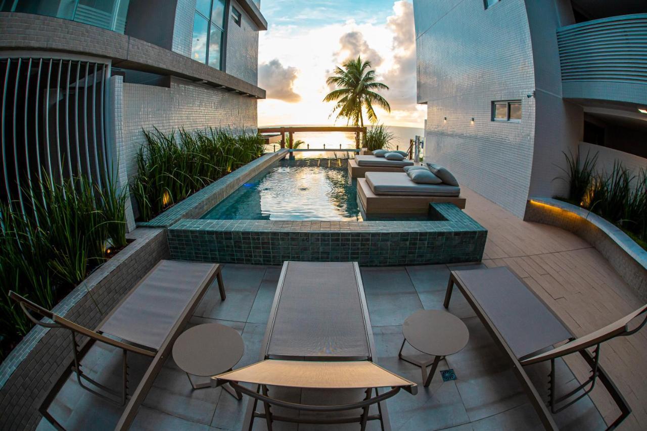 Apartamento Com Jacuzzi Na Beira Mar De Joao Pessoa No Branco Haus Exterior foto