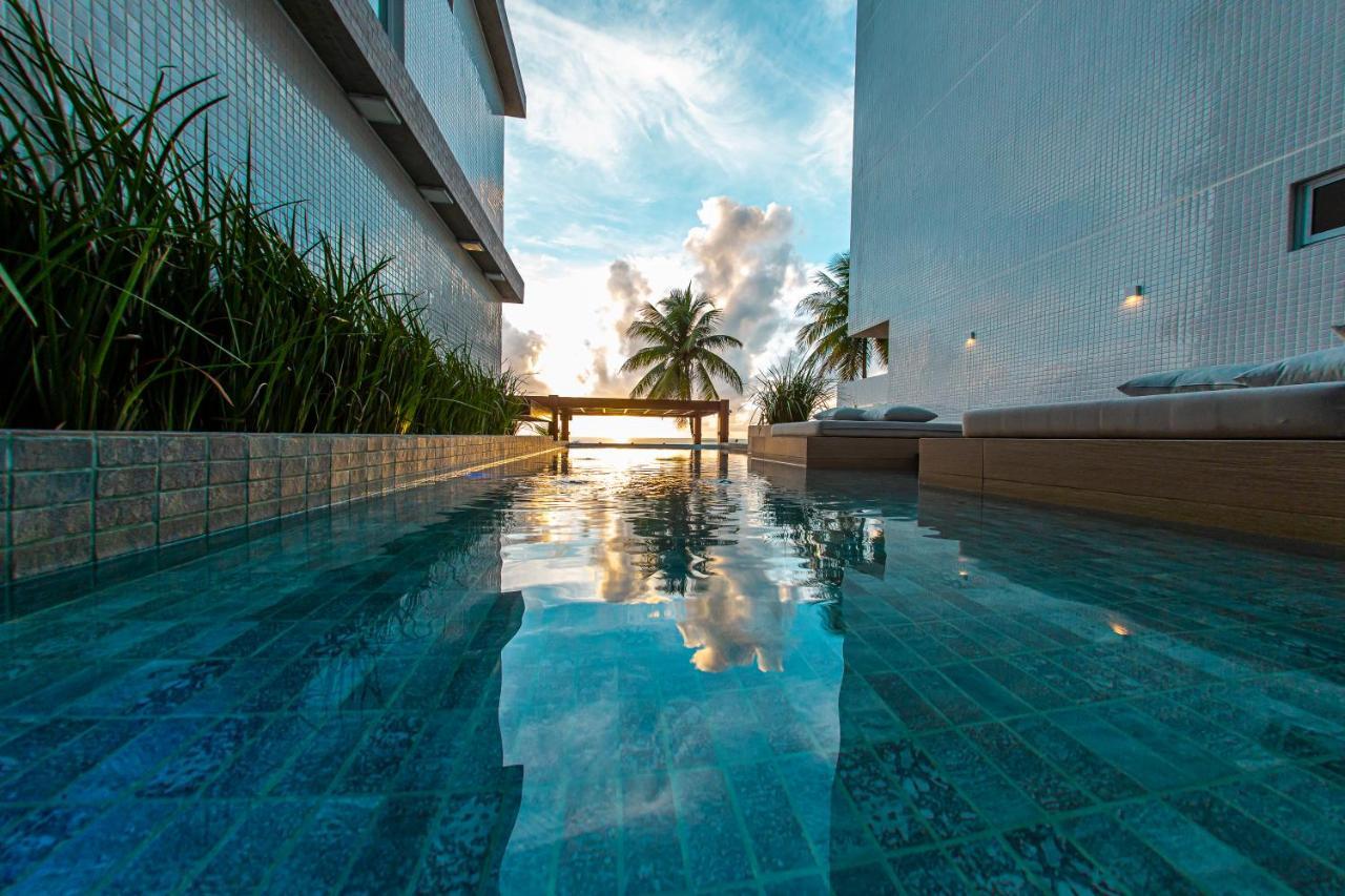 Apartamento Com Jacuzzi Na Beira Mar De Joao Pessoa No Branco Haus Exterior foto